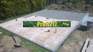 MONTÁŽ Osazení Zahradního obrubníku 50x15x5cm do betonového lože cena za Ks