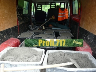 MATERIÁL K MONTÁŽI Beton s dopravou do 50Km pro Obrubník se zpracováním u montáže cena za metr